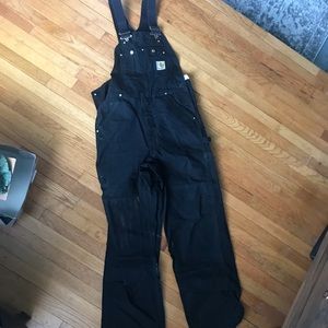 Carhartt overall coveralls, black 32 x 32